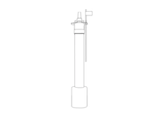 verstellbare Einbaugarnitur VAB Rohrdeckung 1,30-1,80m