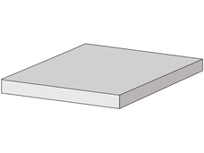 Granit-Platte hellgrau gesägt u. geflammt 3 cm