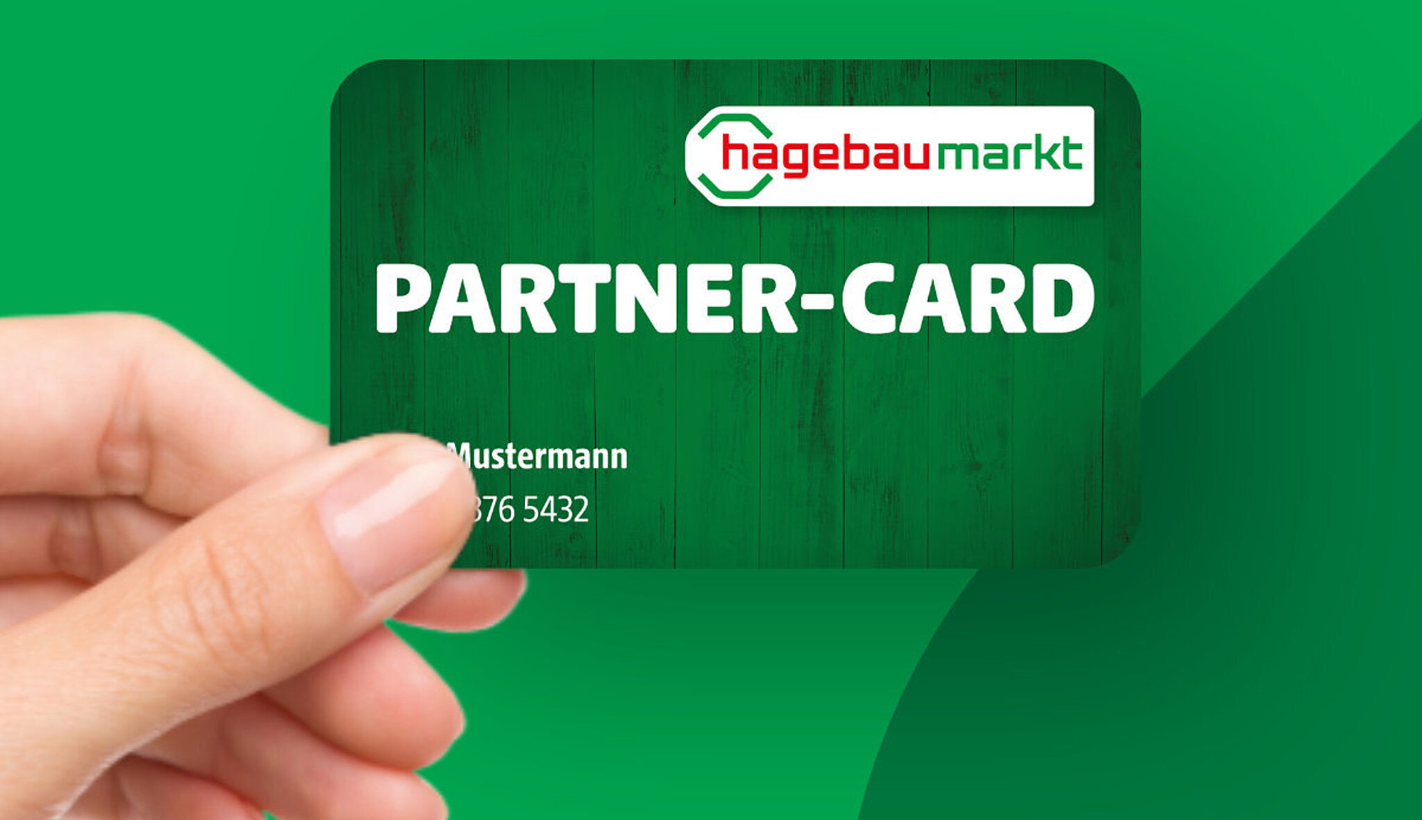 hagebaumarkt Partner-Card Kundenkarte