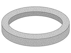 Schacht-Ausgleichsring AR H= 100 mm DIN 4034 Teil 2  D= 785/625 mm