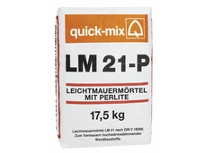 quick-mix LM5/21-P Leichtmauermörtel mit Perlite 17,5 kg