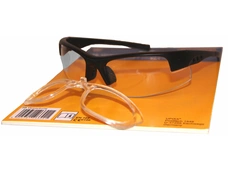 Upixx Click & Blick Schutzbrille klar, inkl. Einsatz für Korrektionsgläser