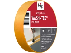 KIP 238 Fineline-Tape Washi gelb 50000x24 mm 18 St.
