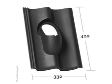 Klöber Venduct® Grundplatte f. Doppel-S schwarz