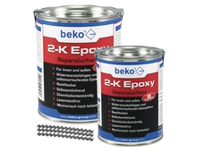 Beko 2-K Epoxy Reparaturharz grau 1 kg