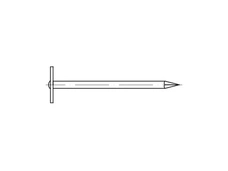 Reyher Leichtbaupl.-Stift Form A galv. vz. Ø3,4x80 mm 1 kg
