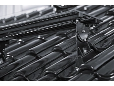 Creaton Langrost Aluminium schwarz beschichtet 80x25 cm