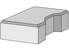 Doppelverbund-Pflaster Anfänger grau 8 cm