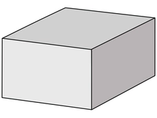 Gossensteine Beton grau      24/16/14 cm ohne Fase