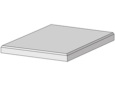 Betonplatte mit Fase grau 4 cm