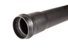 PE-HD Kabelschutzohr 110x6,3 DIN 16874 schwarz, mit Steckmuffe, Bl. 6000 mm