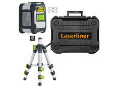 Laserliner Kreuzlinienlaser CompactCross Laser Pro Green, BLE Set 50 cm
