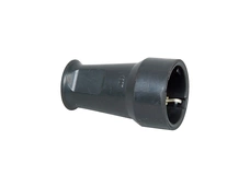 Kopp Gummi-Schutzkontakt-Kupplung, für Kabelquerschnitt bis 3×1,5mm²
