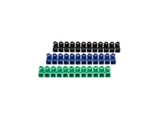 Kopp Dosenklemmleiste, 12-polig, 2,5mm², je Farbe 10 pro Paket